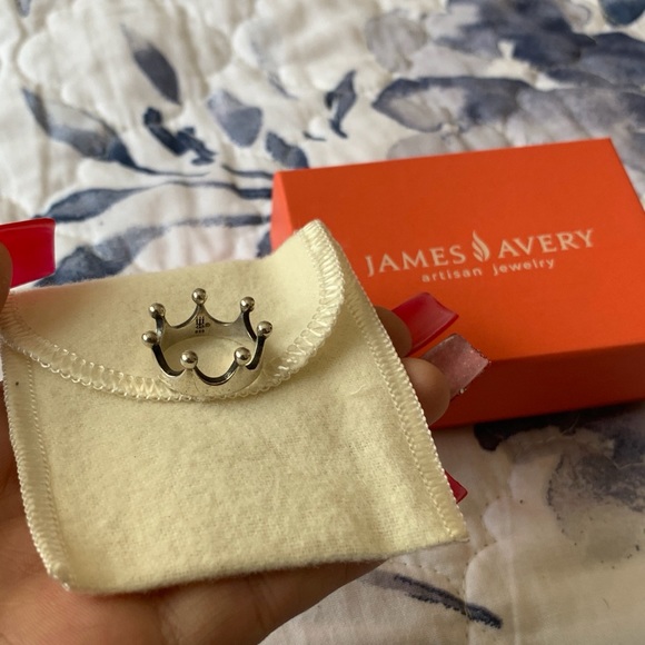 James Avery Crown Ring - Picture 1 of 4
